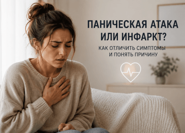 Во время панической атаки многим кажется, что происходит инфаркт или серьёзный сбой в работе сердца. В статье разбира...